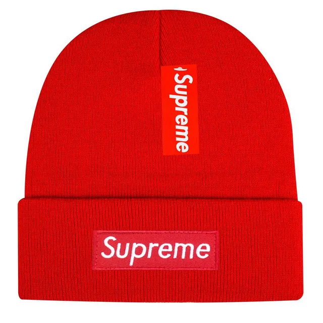 Supreme Box Logo Beanie Red