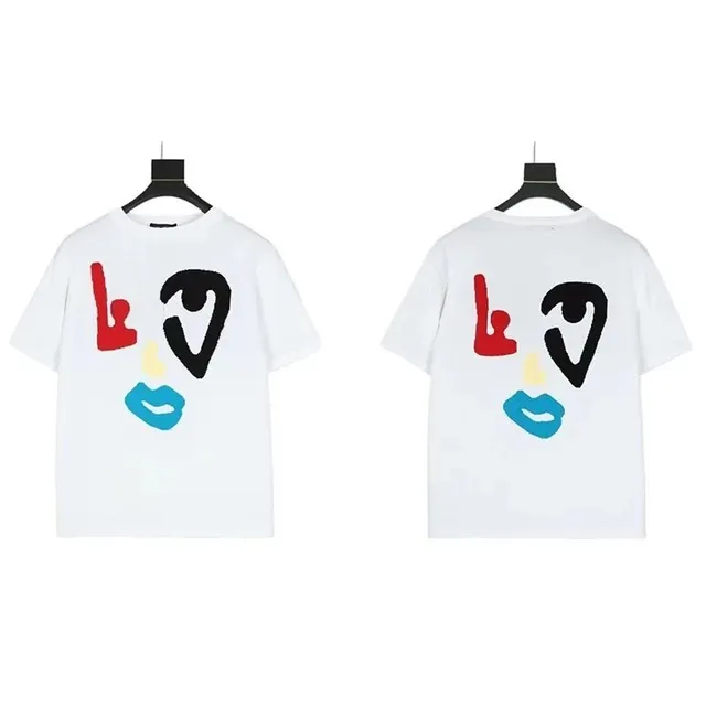 Comme des Garçons Face Tee Abstract Face Print