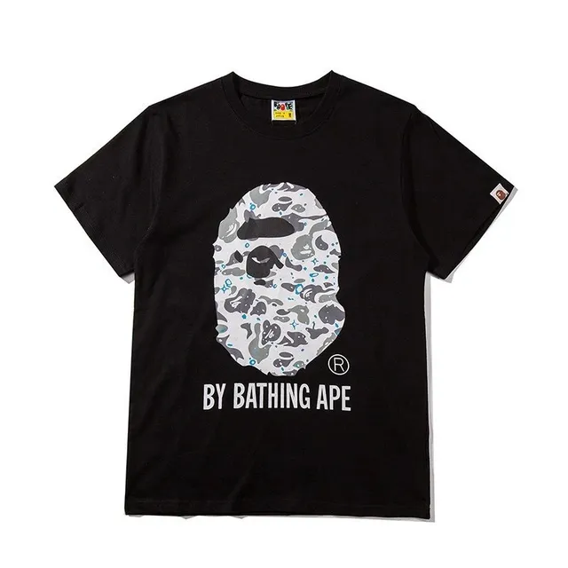 BAPE Graphic T-Shirt Camouflage Ape Head