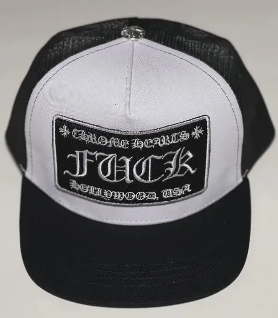 Chrome Hearts Trucker Hat FUCK Patch
