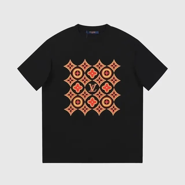 Louis Vuitton T-Shirt Monogram Geometric Print