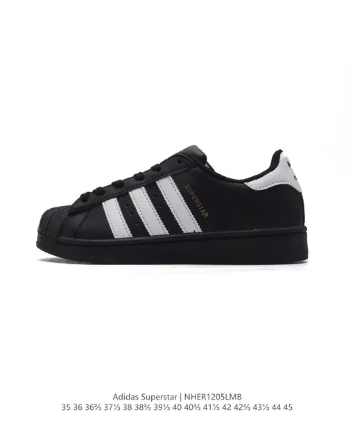 Adidas Superstar Black White