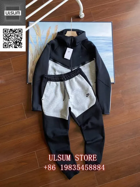 Nike Tech Fleece Hoodie and Joggers Colorblock