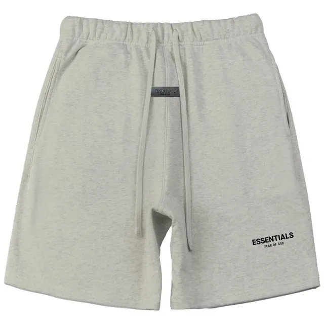 Fear of God Essentials Logo Shorts Heather Grey