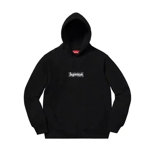 Supreme Box Logo Hooded Sweatshirt Black
