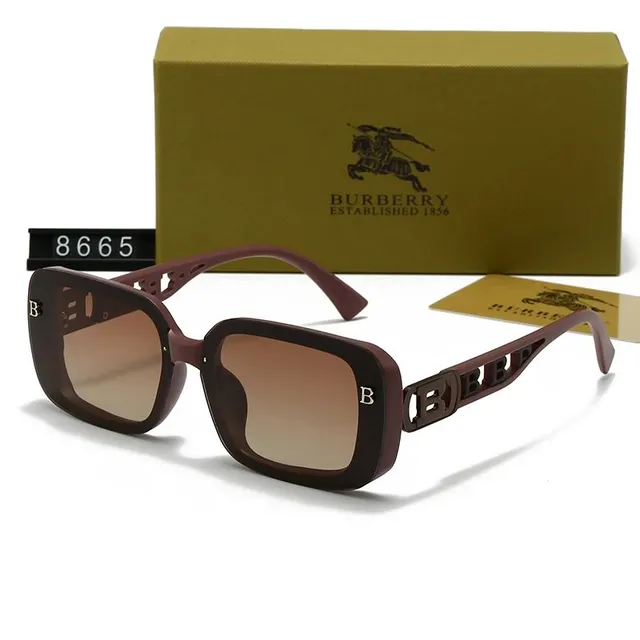 Burberry Square Sunglasses Brown Gradient Lens