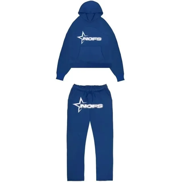 Corteiz Hoodie and Joggers Set Star Logo