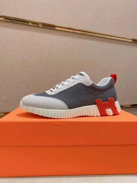 Hermès H-Racer Sneaker Grey White Red