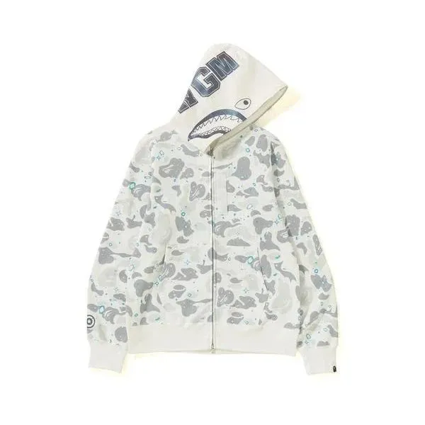 BAPE Shark Hoodie Camouflage Print
