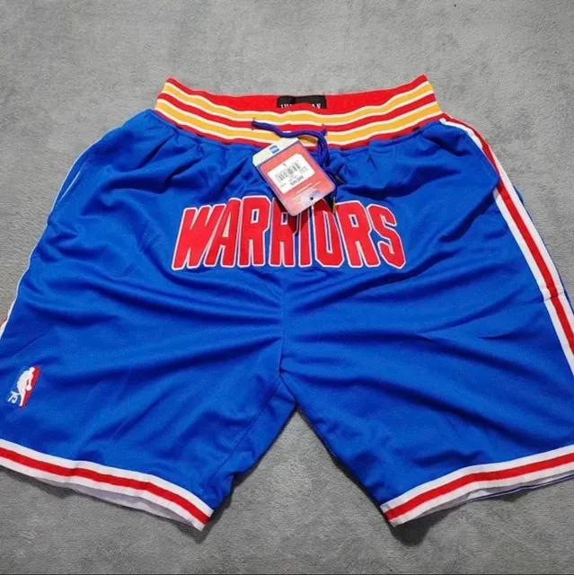 NBA Warriors Basketball Shorts Team Colorway