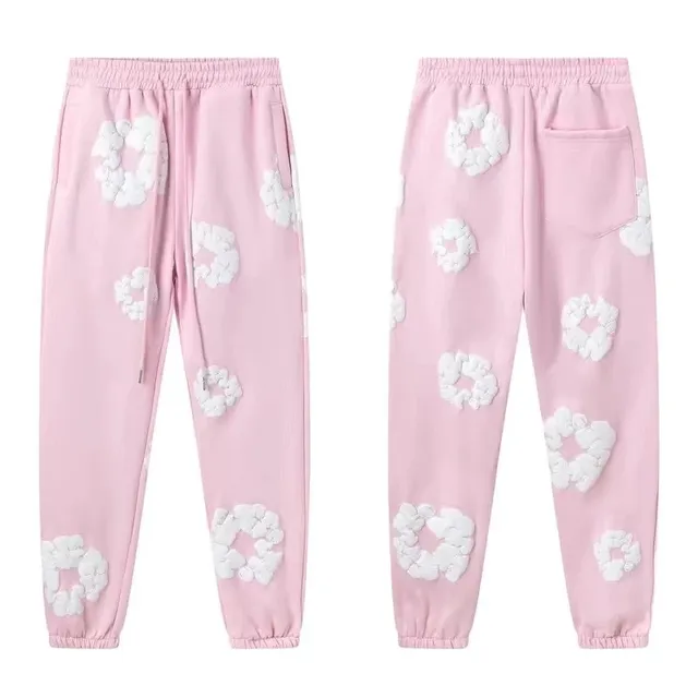 Jogger Pants Cloud Embroidery