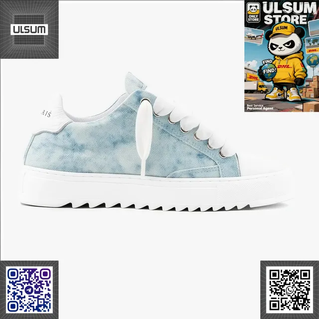 Numeris Atelier Low Sneaker Tie-Dye Blue