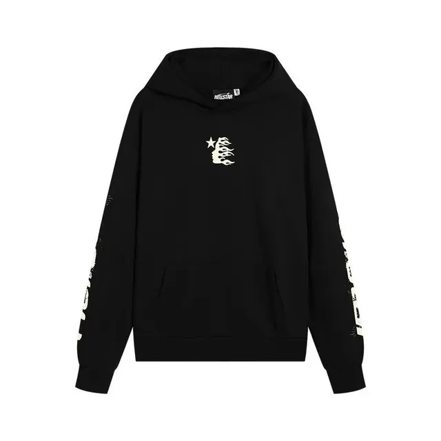 Broken Planet Hoodie Flame Star Print