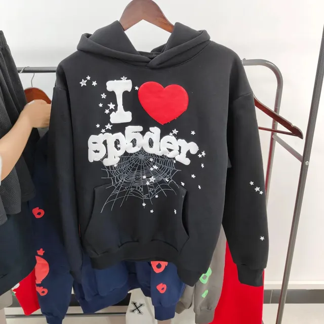 Sp5der Hoodie I Love Spider Web