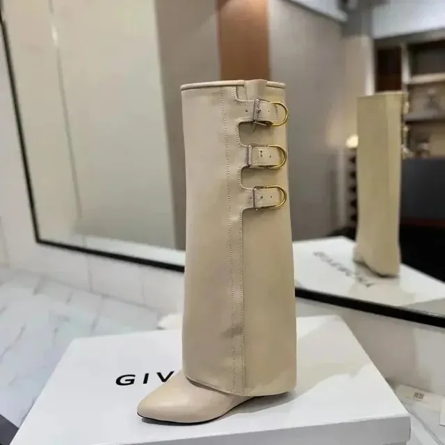 Givenchy Buckle Boot Triple Buckle