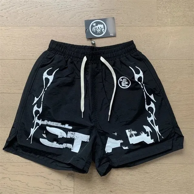 Hellstar Shorts Flame Print