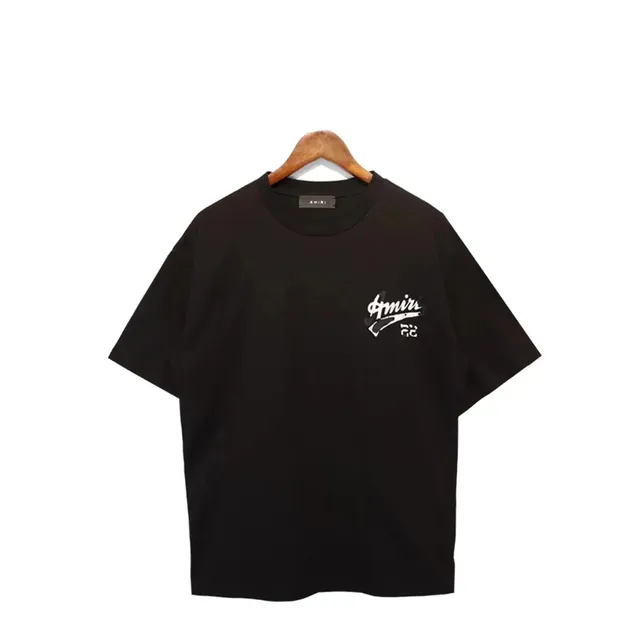 Amiri Logo T-Shirt White Script Logo