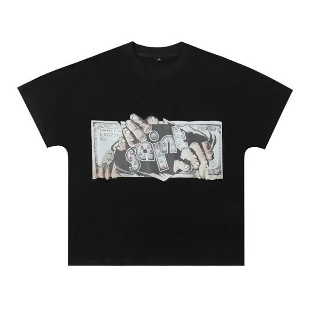 Corteiz Graphic Tee Money Hands Print