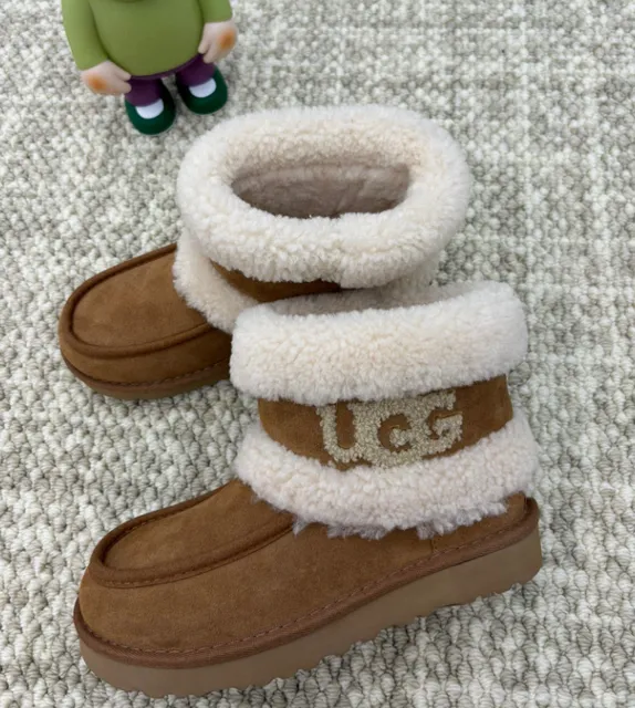 UGG Classic Mini Fluff Shearling Trim