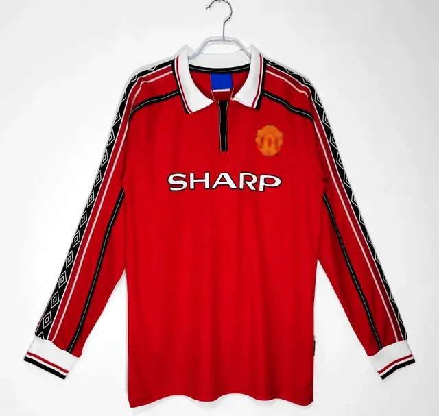 Adidas Manchester United Home Shirt Sharp Sponsor 1996-97