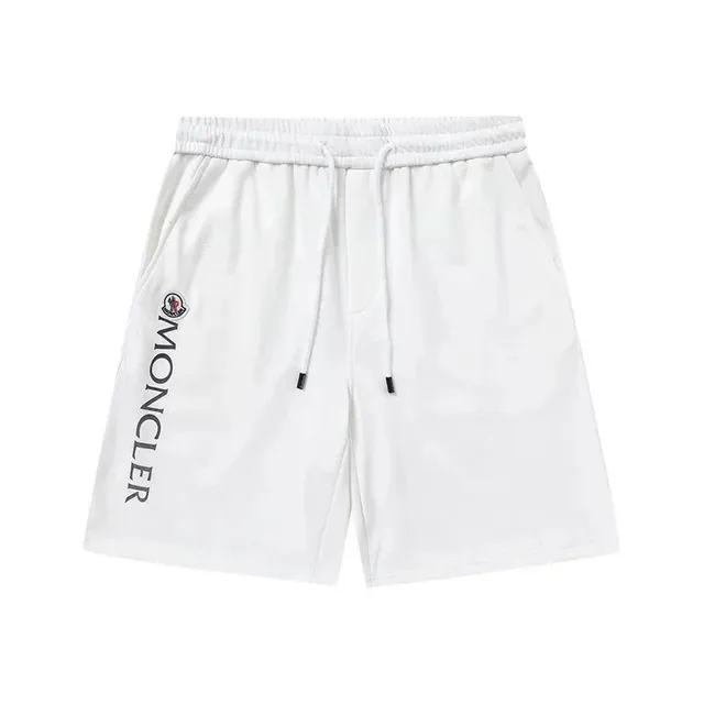 Moncler Logo-Print Shorts Vertical Logo
