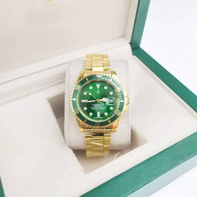 Gold strap green water ghost