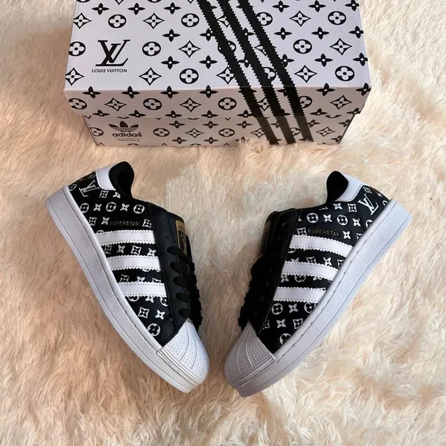 Adidas × Louis Vuitton Superstar LV Monogram