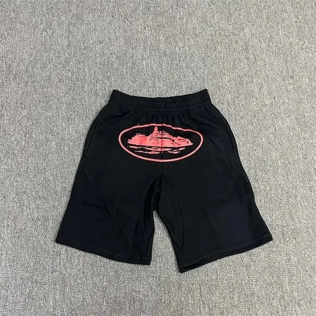 Corteiz Logo Shorts Pink Logo