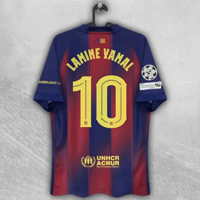 FC Barcelona Home Jersey Lamine Yamal #10