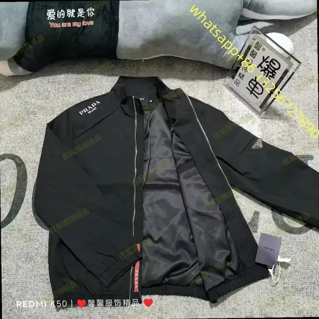 Prada Logo-Embellished Jacket Black