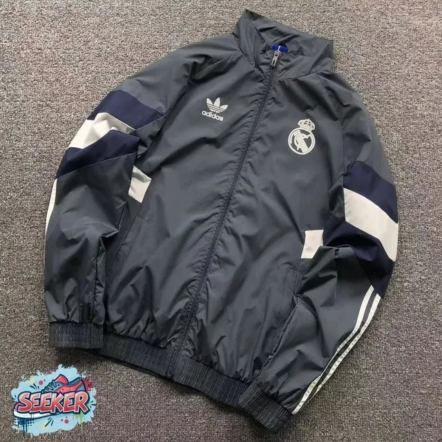 Adidas Windbreaker Jacket Real Madrid Crest