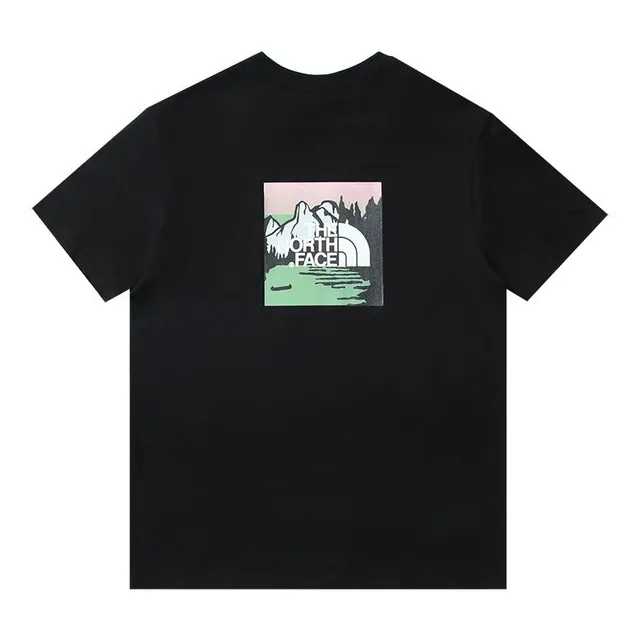 The North Face Graphic T-Shirt Mountain Logo Print