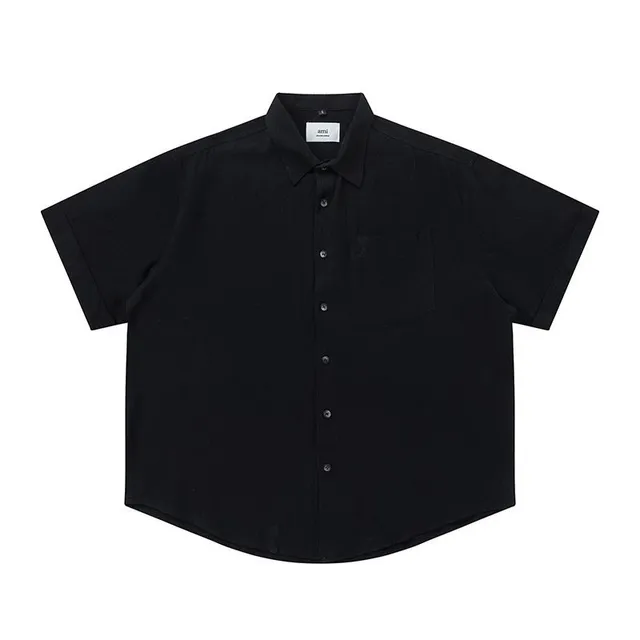 AMI Paris Short-Sleeve Shirt Classic Fit