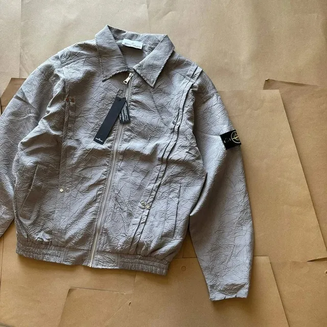 Stone Island Crinkle Jacket Crumpled Nylon