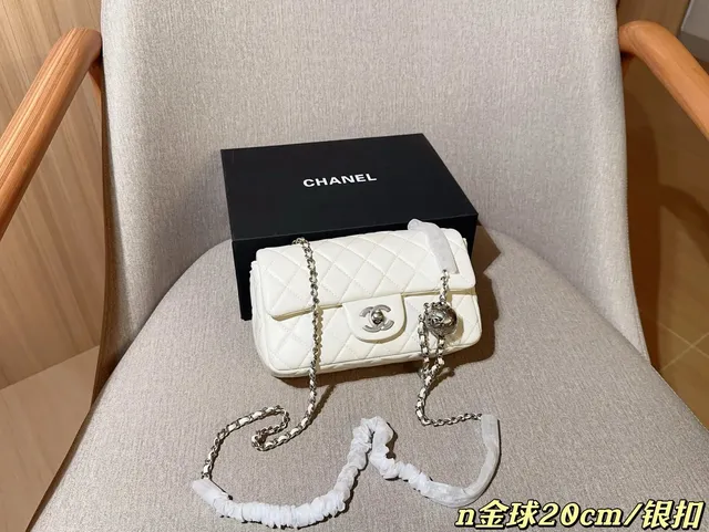 Chanel Classic Flap 20cm with Silver Hardware