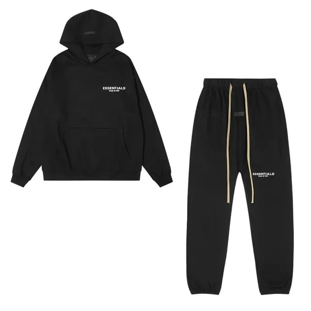 Fear of God Essentials Hoodie and Joggers Set Essentials Logo