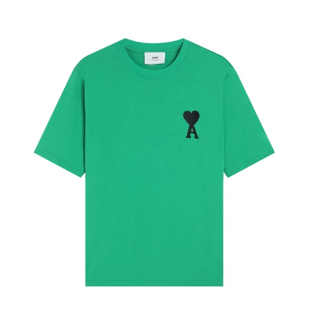 AMI Paris Cotton T-Shirt Heart Logo