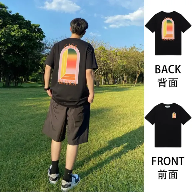No. 1 before and after models-rainbow gradient door-orange black