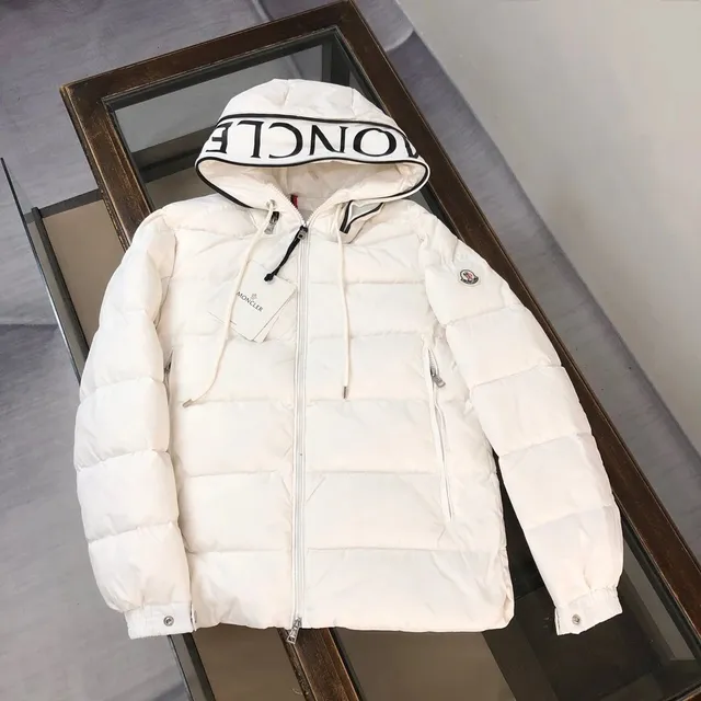 Moncler Down Jacket Logo Hood