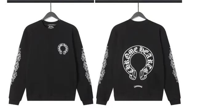 Chrome Hearts Crewneck Sweatshirt Cross Logo Print