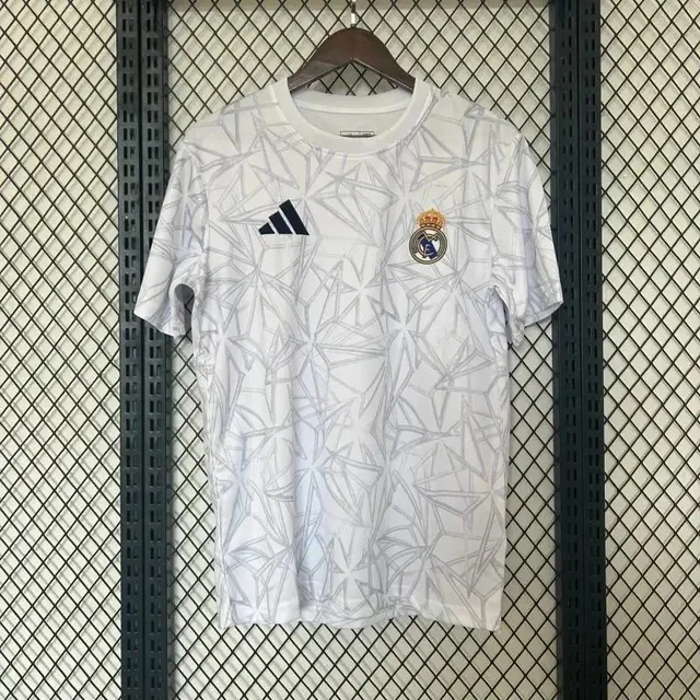 Adidas Real Madrid Training Jersey Geometric Print