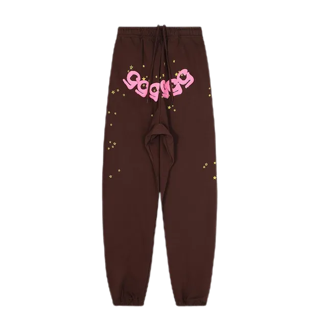 Broken Planet Joggers Pink Logo with Stars