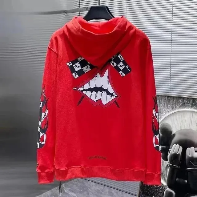 Chrome Hearts Hoodie Smile Print