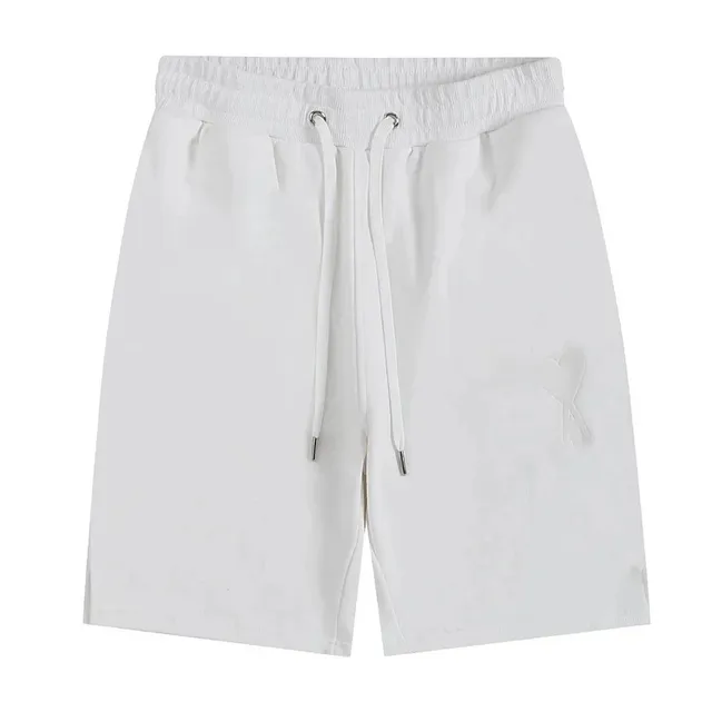 Amiri Heart Embroidered Shorts