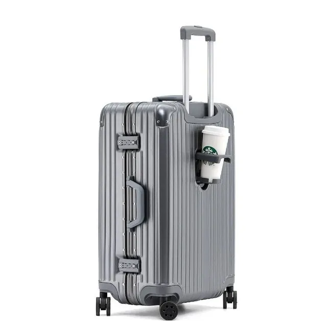 Rimowa Aluminum Suitcase Silver Grey