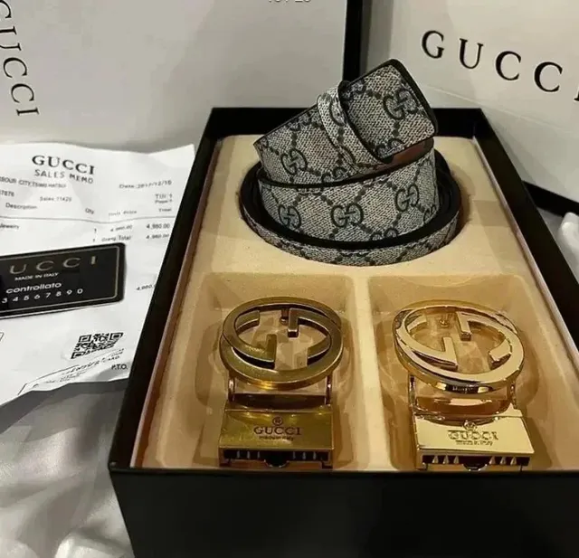 Gucci GG Marmont Belt Monogram Canvas with Interlocking G Buckle