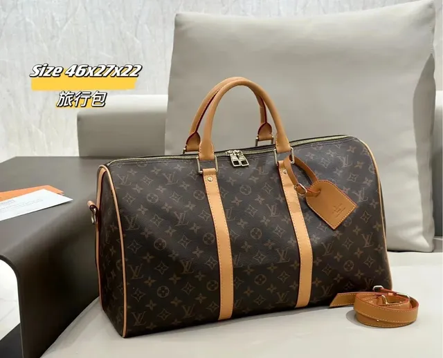 Louis Vuitton Keepall 50 Monogram Canvas Brown