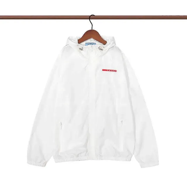 Prada Windbreaker Jacket Logo Patch