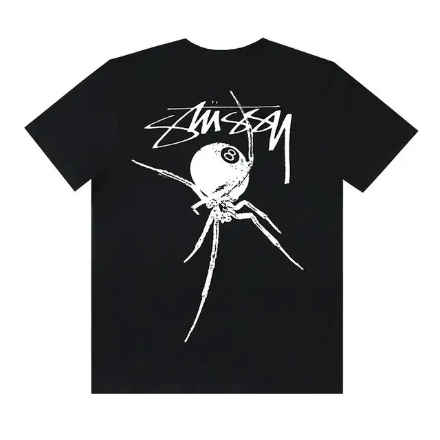 Stüssy Spider 8-Ball Tee White Graphic