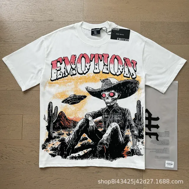 Mixed Emotion Graphic Tee Desert Skull
